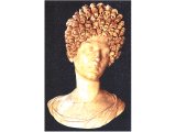 Portrait bust, supposedly of Julia, daughter of the emperor Titus.